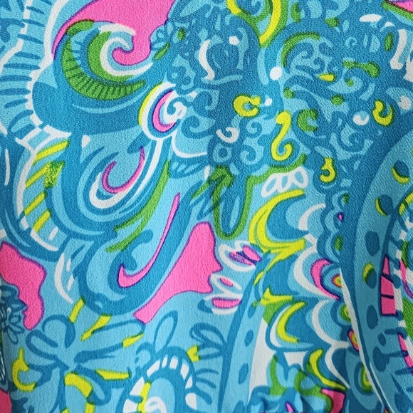 NWT Lilly Pulitzer Shannon Short Sleeve Dress Size L - Picture 4 of 7